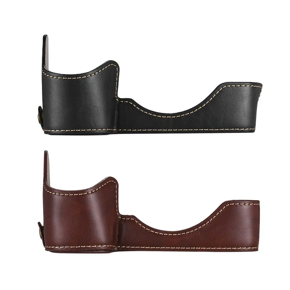 Сумка для камеры из искусственной кожи, чехол для защиты, прочный портативный получехол