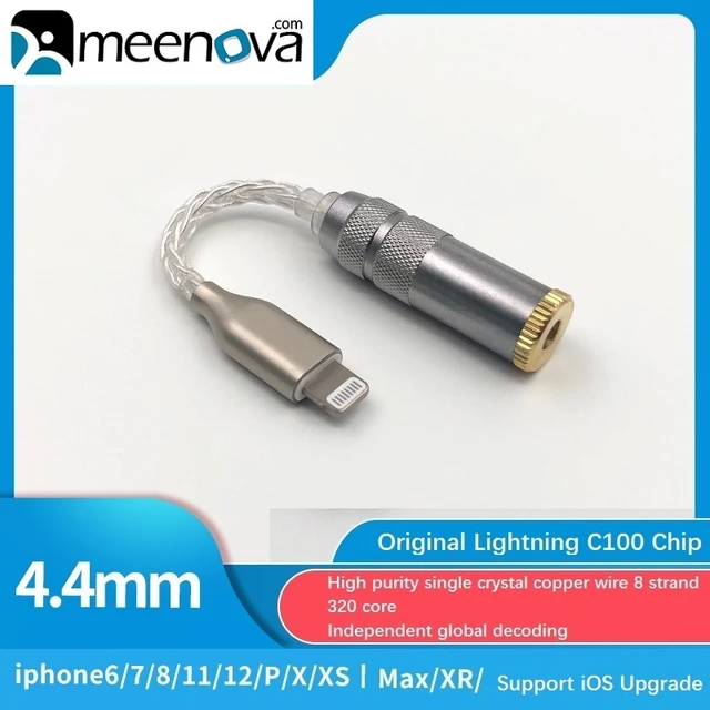 Lightning 4.4mm Jack, Audio Adapter Jack, Iphone 2.5mm Jack