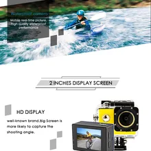 Стильная ультра-HD 4K Экшн-камера 170D Wifi Спортивная камера 30 М Подводная камера Go Водонепроницаемая профессиональная велосипедная камера на шлем для автомобиля DVR