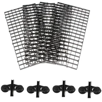 

8PCS Aquarium Divider Fish Tank Divider Filter Grids Separation Grid Tray Isolation Board Grid with 16 PCS Sucker Clips