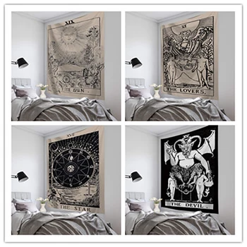 

Tarot Card Tapestry Wall Hanging Astrology Divination Bedspread Beach Matwitchcraft Mandalay Hippie Mandalas Brujeria