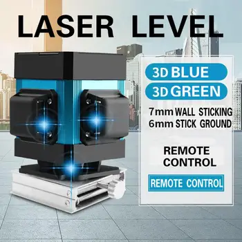 

3D Blue Light 12 Line Affixing Instrument Level Meter High Precision Instrument Ground Line Intelligent Remote Control