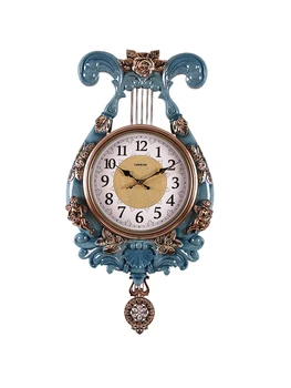 

Nordic Design Glass Wall Clock Vintage Hanging Silent Restaurant Wall Clocks Creative Personality Duvar Saati Home Decor EF50WC