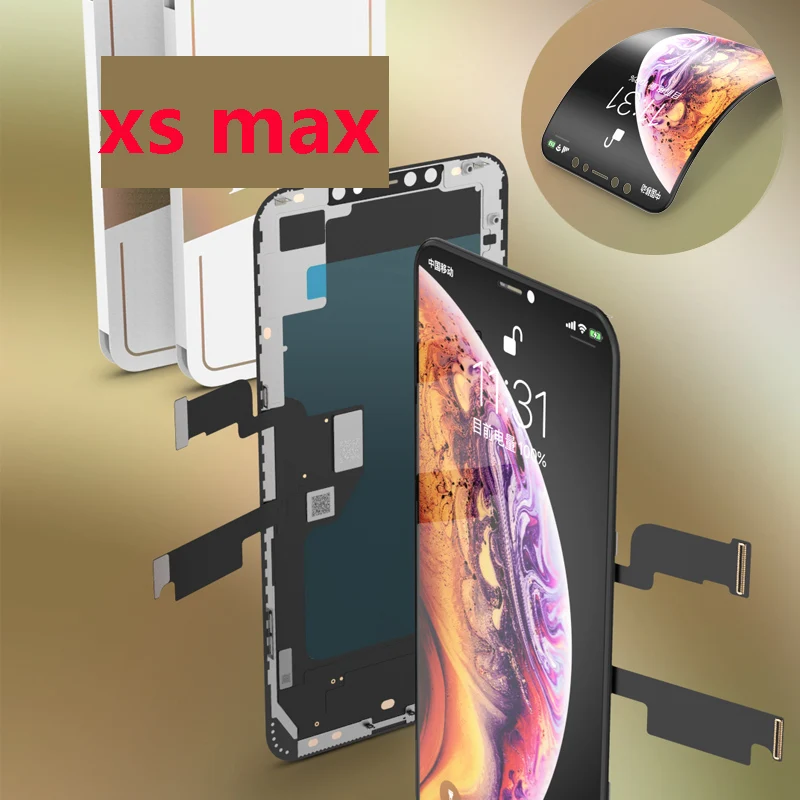 ЖК-дисплей GX для Apple iPhone 11 pro max X XS MAX XR Super AMOLED 3D сенсорный экран с дигитайзером в