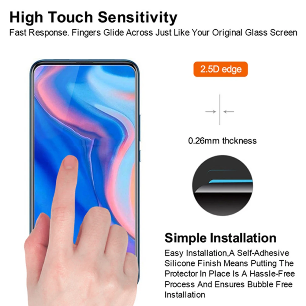 Для huawei p smart Z протектор экрана из закаленного стекла для huawei p smart plus защитная пленка на стеклянный смартфон
