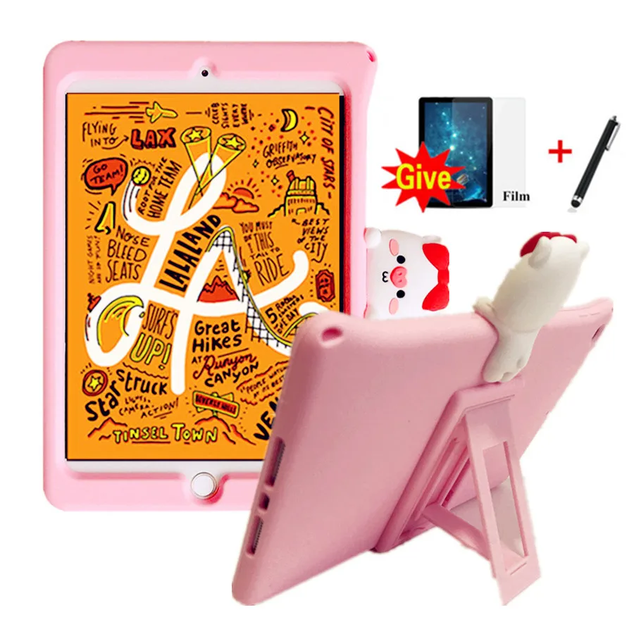 Чехол для iPad 9 7 2018 милый противоударный силиконовый чехол-подставка 2017 дюймов/iPad
