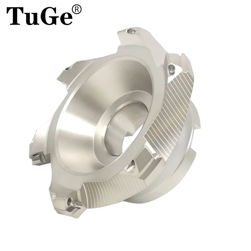 

Торцевая фрезерная головка для станков с ЧПУ TuGe KM12 50-22-4T KM12 63-22-4T KM12-80-27-5T 100-32-5T, фрезерная головка, использование вставок SEHT1204