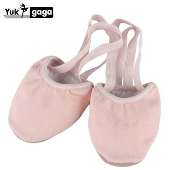 

2020 Gymnastic Shoes Elastic Half Shoes Microfiber Modern Belly Shoes For Kids