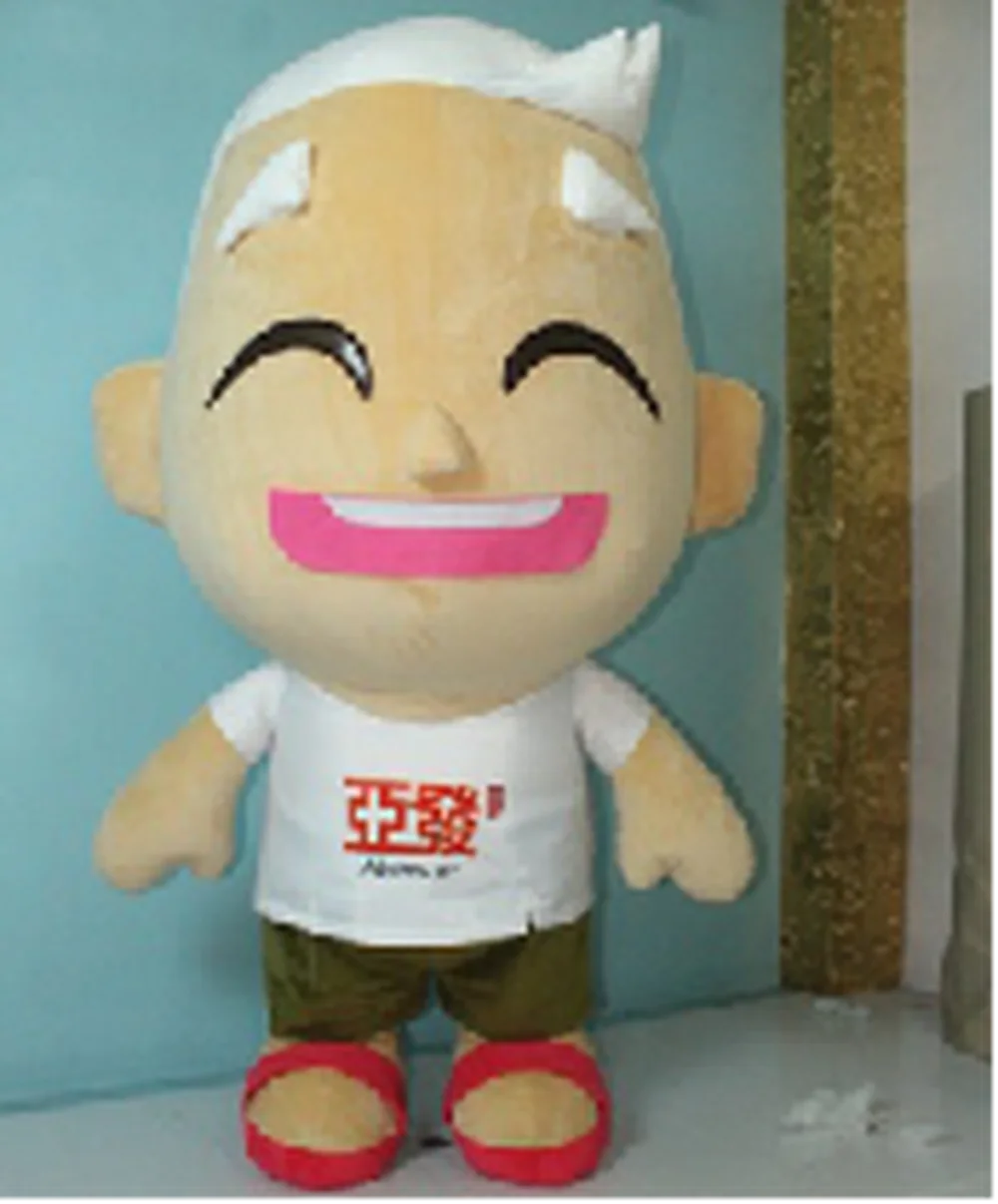 

Ohlees Old man 2.2m Inflatable Mascot Costume picture is example only,do custom according to customer design