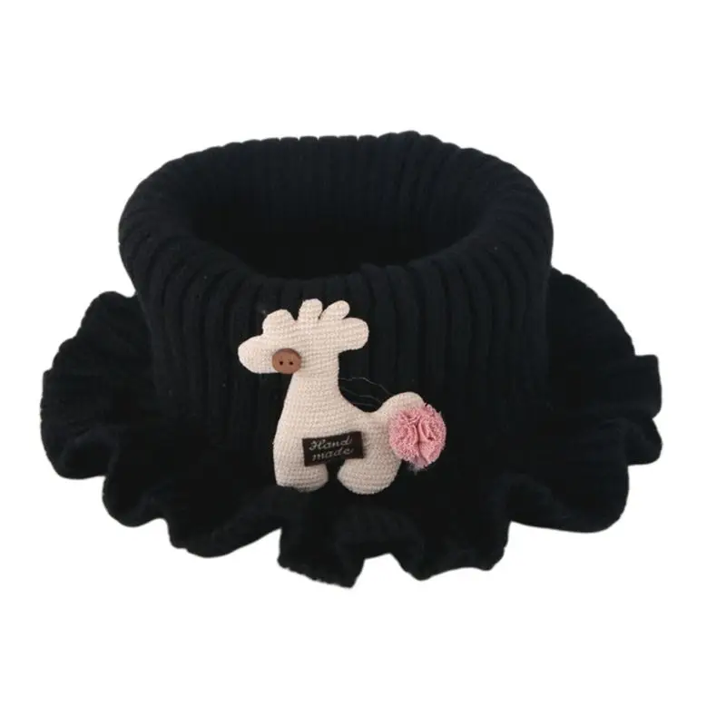 

New Woolen Knitted Children Scarf Windproof Kids Baby Bibs Winter Warm Boys Girls Scarves Gifts