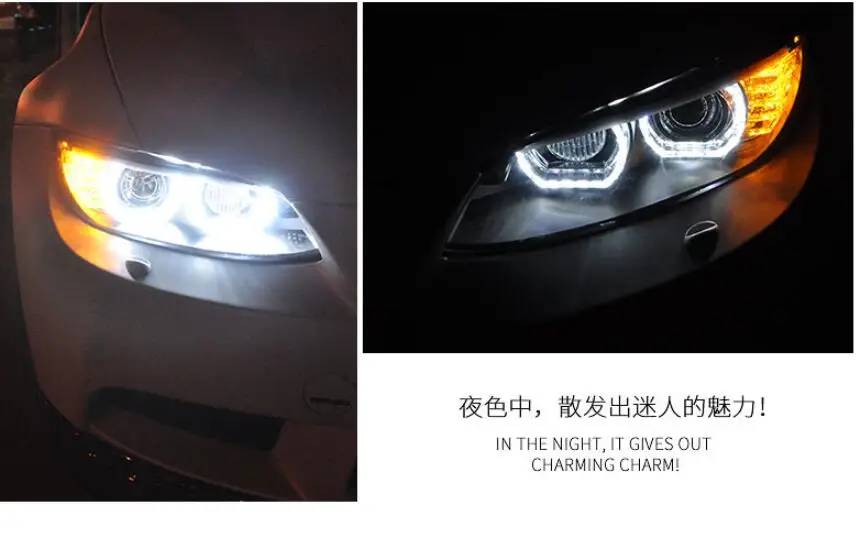2006~ 2012y автомобильный bupmer головной светильник для BMW M3 E92 E93 головной светильник 335i 330i автомобильные аксессуары светодиодный DRL HID ксеноновые противотуманные фары для E93 фары