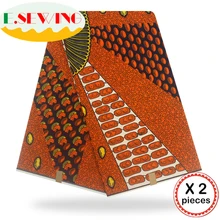 Анкара африканская восковая печатная ткань 12 ярдов Хлопок Воск Гана воск нигерийский стиль для шитья африканские платья одежда 111827
