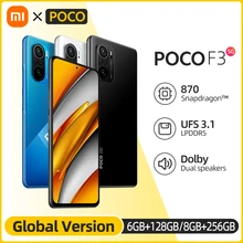 Global Version POCO F3 5G Smartphone Snapdragon 870 Octa Core 128GB/256GB 120Hz 6.67" AMOLED Display 33W Fast Charging