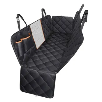 

Dog Car Seat Cover Waterproof Pet Dog Travel Mat Mesh Dog Carrier Car Hammock Cushion Protector With Zipper and Pocket