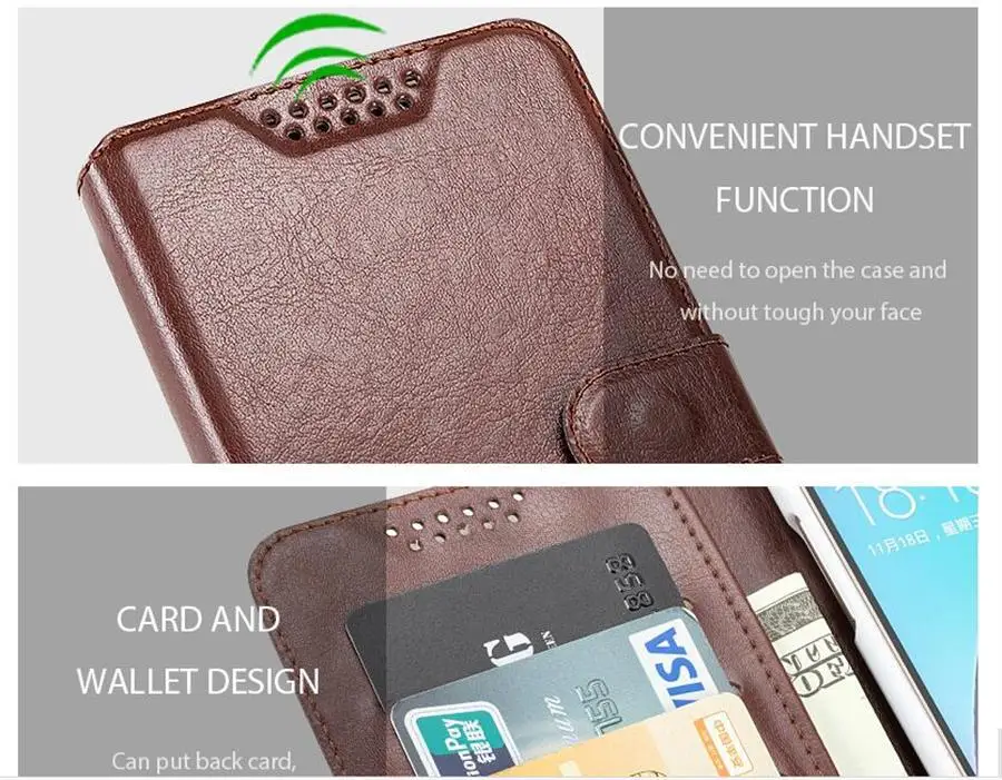 Роскошный чехол-бумажник чехол для INOI 2 Lite 6i 7i 1 3 5 5X 5i 6 Honor 7 Lite 5i Pro kPhone 4G Мощность 8 R7 из искусственной кожи с откидной крышкой