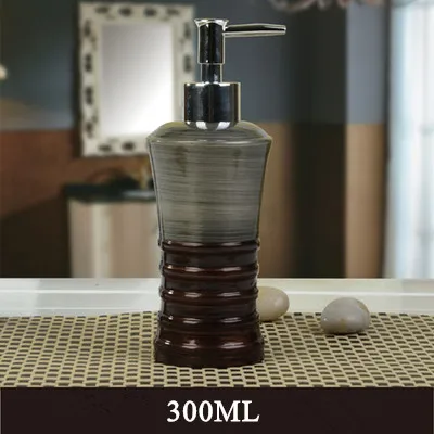 Style 2 Диспенсеры для мыла, флакон для эмульсии из смолы, насадка из нержавеющей стали, портативный гель для душа, бутылка для шампуня - Цвет: Style 2