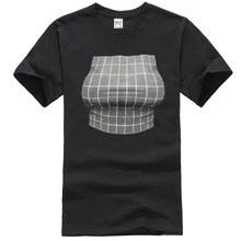 3d большие титьки Оптические иллюзии Популярные Tagless футболка мужская