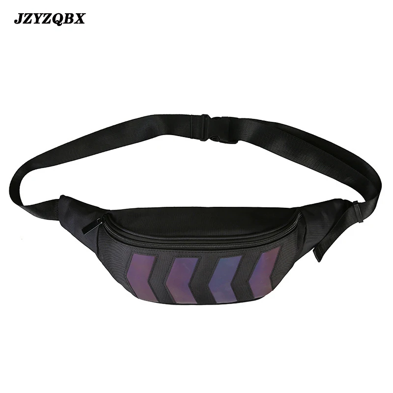 

Luminous Waist Pack Hip Hop Street One Shoulder Diagonal Package 2020 New Men's And Women's Lovers Chest Bags Fashion Banana Bag