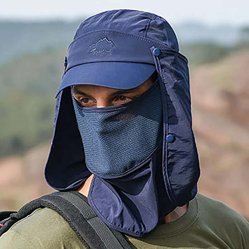 

Quick Dry 360 Degree Protection Sunshade Outdoor Flap Cap sunshade breathable water resistant Ear neck Cover 1