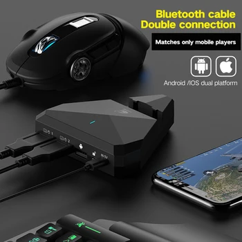 

New G5 PUBG Mobile Gamepad Controller Gaming Keyboard Mouse Converter Adapter Gaming Accessories Controller Converter Dropship