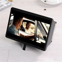 3D экран Лупа Складная фиксированная подставка мобильный увеличитель для экрана телефона Защита глаз дисплей Высокое качество видео усилитель подарок
