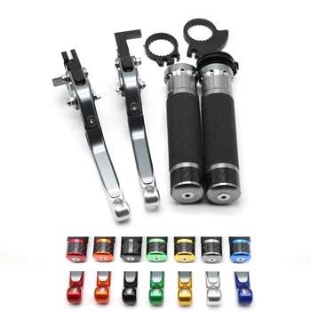 

For YAMAHA YZF-R6 YZFR6 YZF R6 2017-2020 Motorcycle Accessories Folding Brake Clutch Levers & Throttle Handlebar Hand Grips