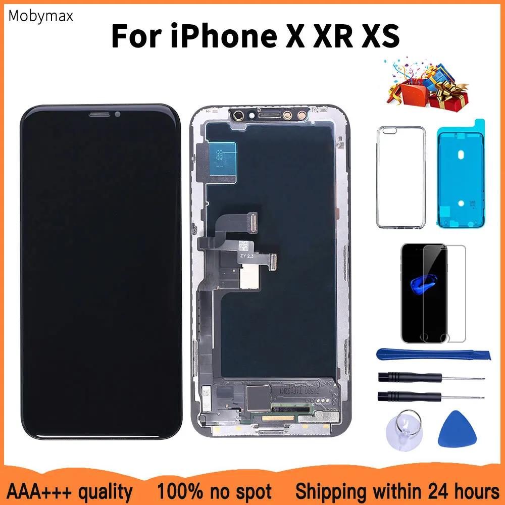 AAAA 100% Новый OLED Lcd для iPhone X XR дисплей оптовая цена от фабрики Дисплей XS экран тест