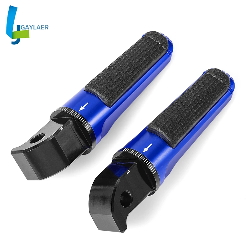 Подножки для мотоцикла JAER Yamaha FZ1 FZ6 FZ6R XJ6 YZF R3 R15 R25 CNC алюминий с резиновой