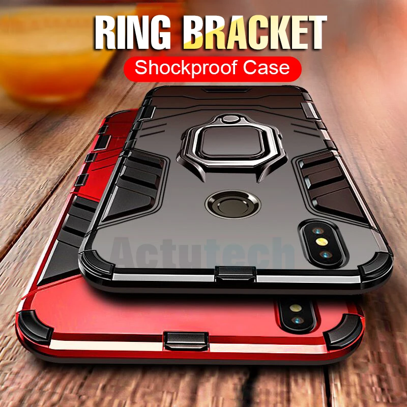 

Magnetic Metal Ring Case For Xiaomi A1 A2 mi 8 SE Phone Case Full Cover For Xiaomi mi8 SE A2 A1 Soft Silicone Shockproof Case