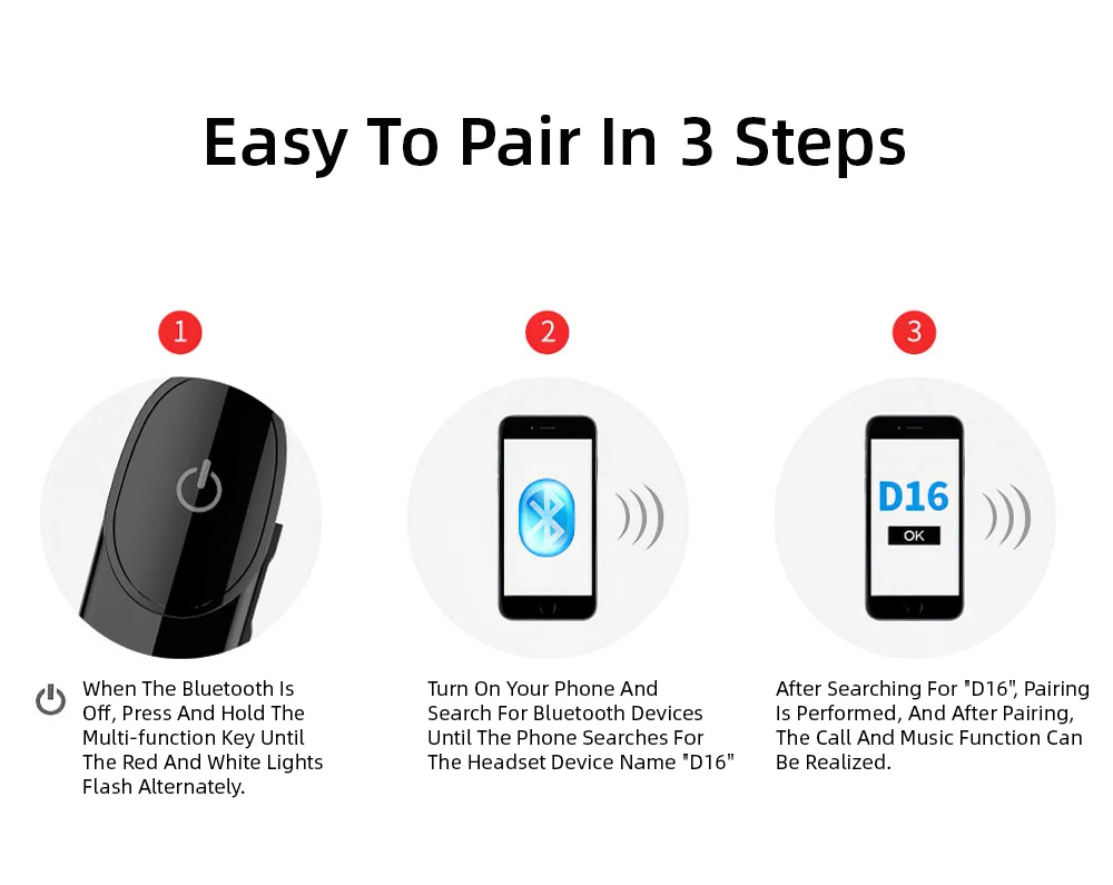 Беспроводные наушники, Bluetooth, стерео, длительное время ожидания, музыка, устойчивое, мини, HD вызов, бизнес гарнитура, шумоподавление, Hifi, для samsung