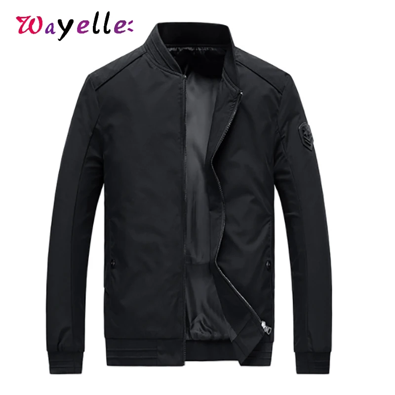 

2019 Spring Autumn Bomber Jacket Coat Men Casual Army Fashion Windproof Warm Waterproof Jackets Coats For Men Plus Size 6XL