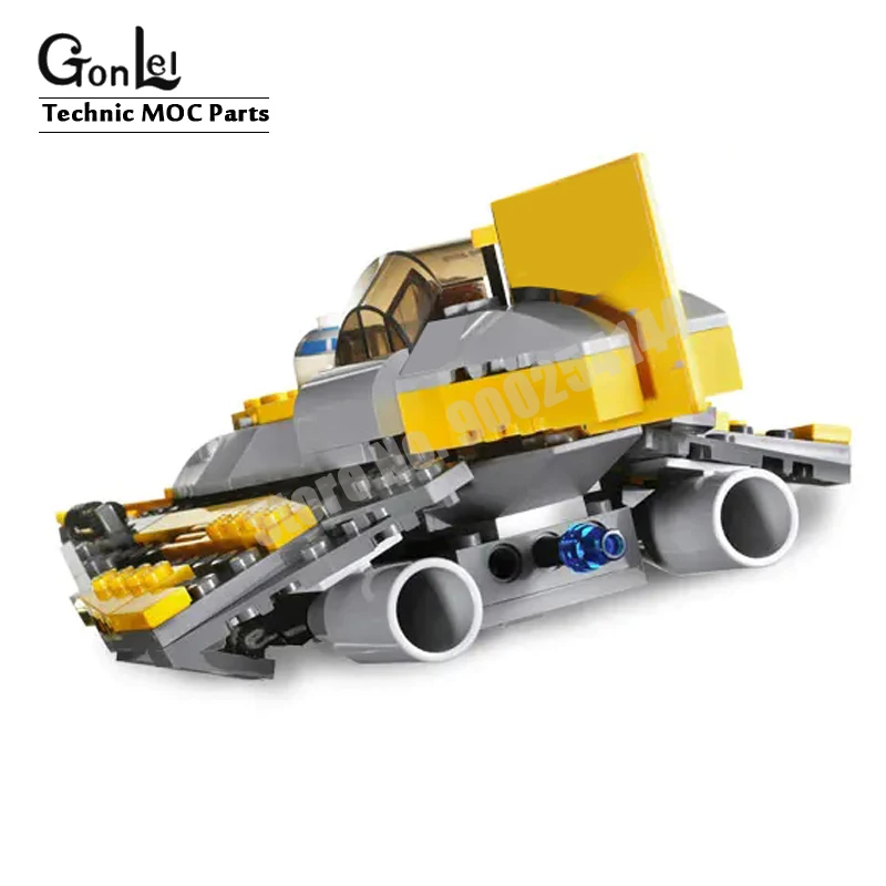 Новый старварсер Анакин джедай Звездный боец MOC строительные блоки кирпичи план