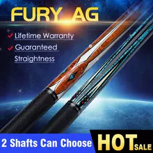 Fureur AG queue de billard queue de piscine 11.75mm 12.75mm pointe 10 en 1 technologie arbre Kit de billard professionnel bâton 2019(China)