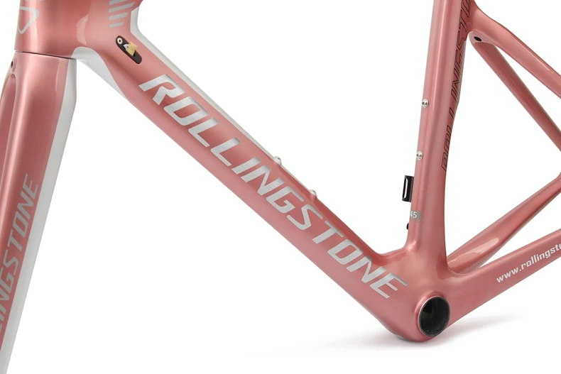 Rolling Stone FINDER UCI bicycle frame carbon road bike aero frameset 700C 45 47 50cm Rose Pink racing toray T800 ultralight