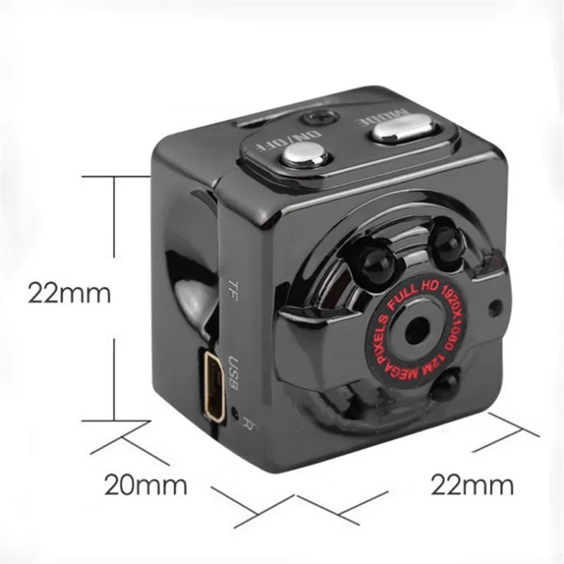Мини умная камера 1080p Full HD Sport DV Micro Cam видеокамера Беспроводная инфракрасная камера ночного видения цифровой рекордер маленькая камера SQ8