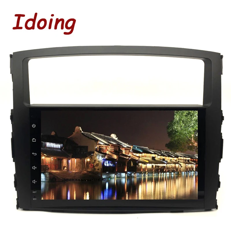 Автомобильный GPS плеер Idoing 9 &quot Android 0 для Mitsubishi Pajero V97 V93 2006 2011 8 ядер 4 Гб + 32 ГБ