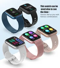 

P6 Smart Watch Bluetooth Heart Rate Monitor Smart Clock Man Woman Sports Fitness Tracker Full Touch Whatsapp IOS Android PK P8