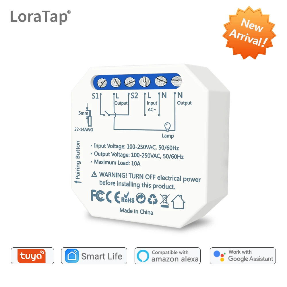  Tuya Smart Life Wifi Switch Relay Breaker Module Automation Smart Lighting Google Home Alexa Echo R - 4000202499821