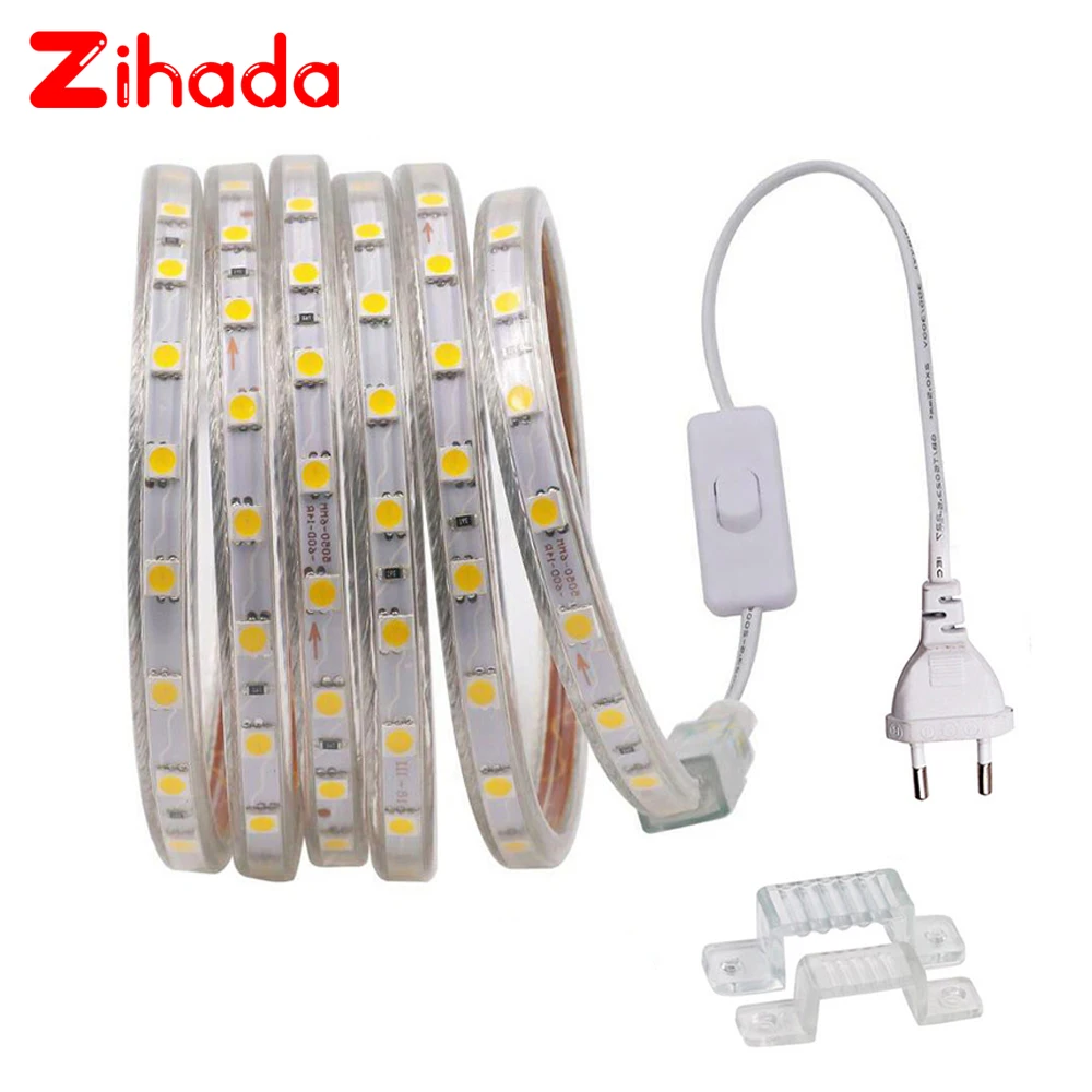 Светодиодная лента SMD5050 220 В 60 светодиодов/м|Светодиодные ленты| |