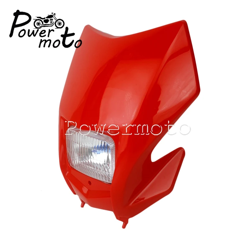Фары для мотокросса Racing HI/LO Beam Dirt Bike передний свет для Honda CRF 230F 150F 250R 450R 450L Yamaha Kawasaki KTM