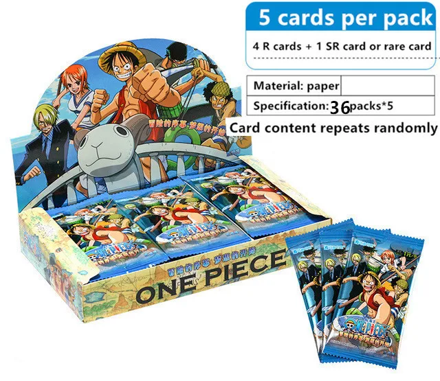 Collectible Card Games Ultra Premium Pink One Piece Trading Card Booster Box Waifu Anime Luffy