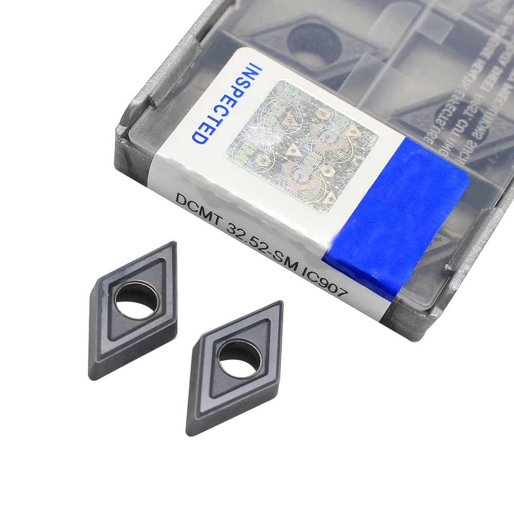 10 шт. DCMT11T308 SM IC907 DCMT 32 52 инструменты расточка карбида вставки токарный станок