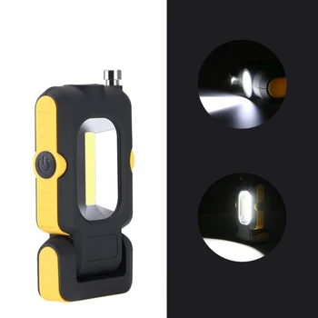 

Strong Magnet COB LED Flashlight 3 Modes Battery Operated Working Lamp Magnet Mini Lighting LED Torch Lamp Flashlights Torches