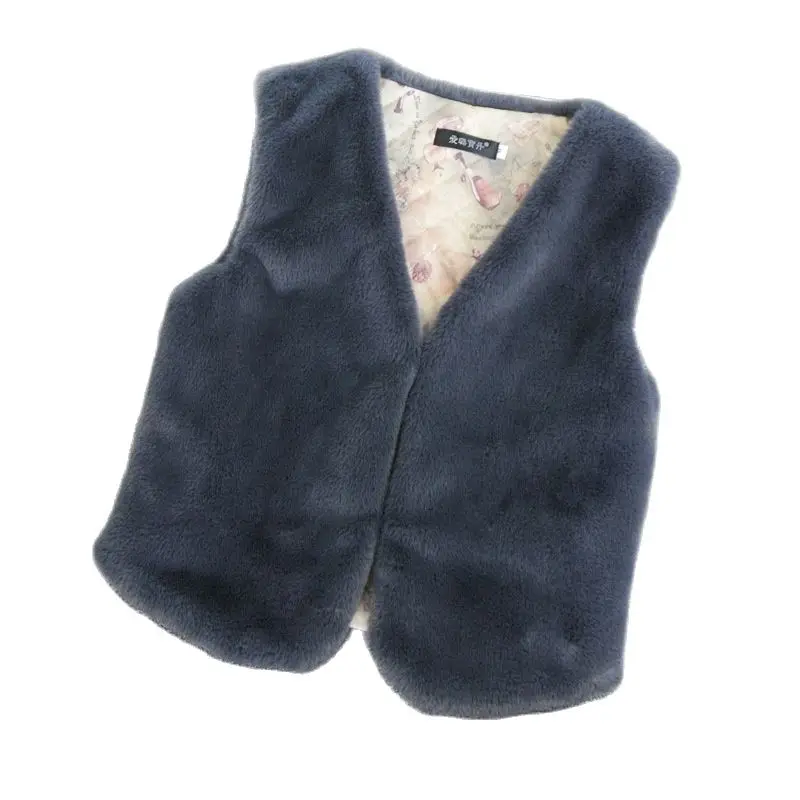 

New Fashion Winter Autumn &Winter Clothing Imitation Rabbit Fur Jacket Warm Female Fux Fur Vest