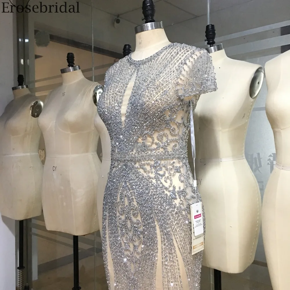 Erosebridal, темно-синее длинное платье для выпускного вечера, реальное изображение, вечерние, длинное платье, элегантное женское вечернее платье на молнии сзади