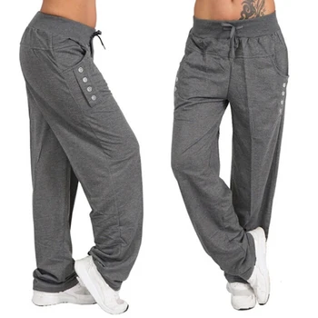 

New Fashion Plus Size Male Pants Hip Hop Harem Joggers Pants Men Trousers Mens Fitness Solid Pocket Pants Sweatpants