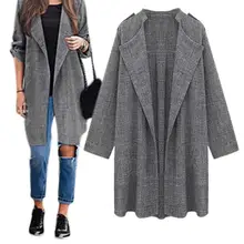 Повседневный Женский блейзер с зубчатым воротником, куртки, модное осеннее пальто, верхняя одежда