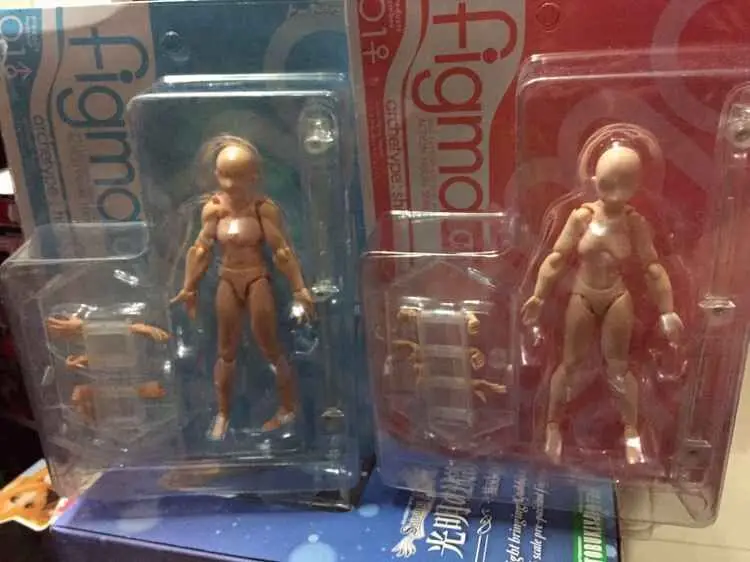 

Figma Naked Baby Male Female He She Skin Color Gray Mobile Model Ornaments Garage Kit