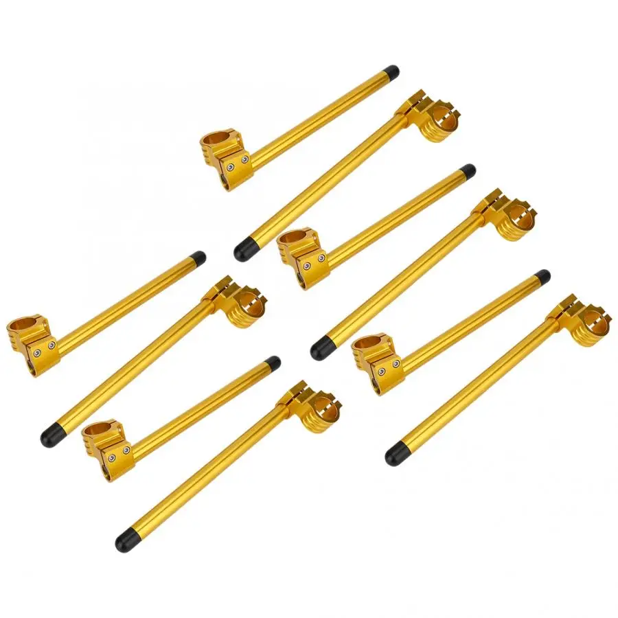 Руль Универсальный алюминиевый Золотой мотоцикл руль Модифицированная разделительная ручка аксессуар motocicleta