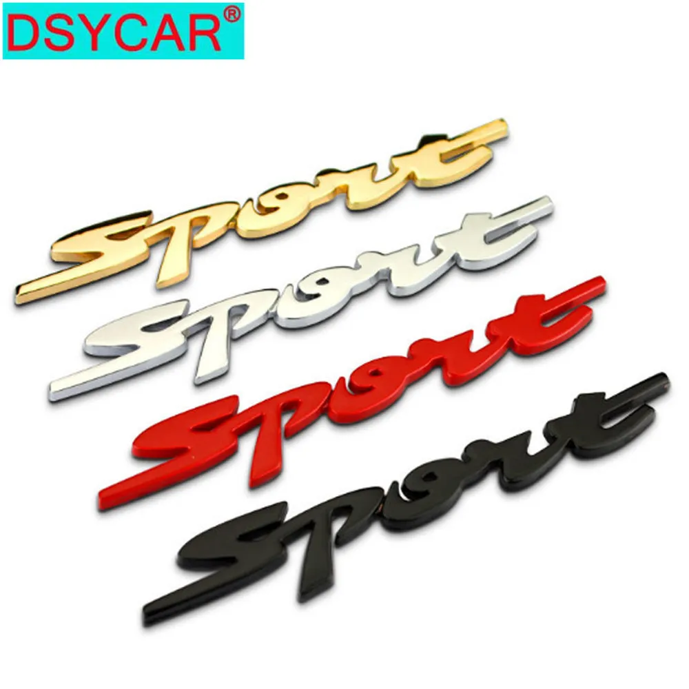 DSYCAR 1 шт. 3D металлический спортивный автомобиль боковое крыло задний багажник
